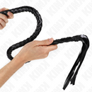Kink - frusta serpente con anello mano nera 65 cm-1
