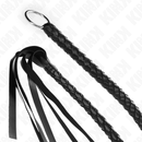 Kink - frusta serpente con anello mano nera 65 cm-3