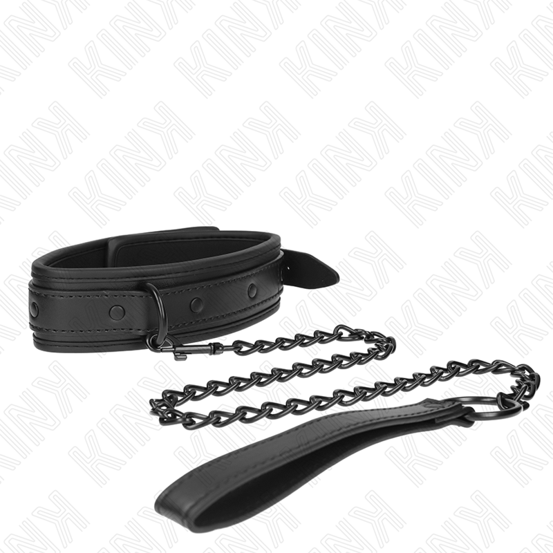 Kink - collare bondage in neoprene modello 2 con cintura 78 cm regolabile 37,5 x 49,5 cm-3