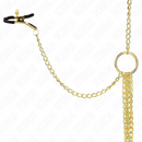 Kink - 4 morsetti per capezzoli e clit regolabili oro-3