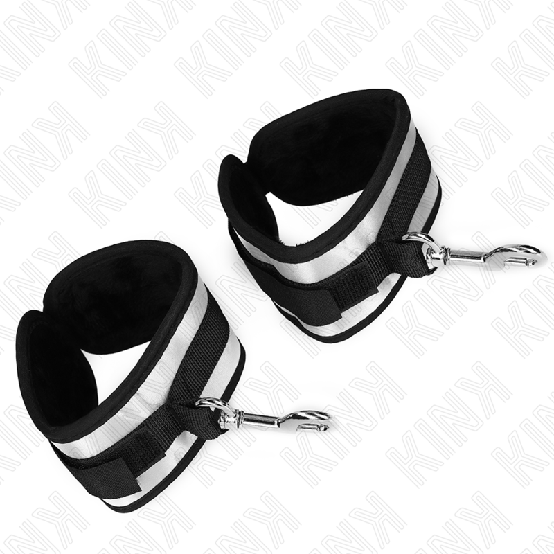 Kink - polsini in neoprene grigio 23 x 5 cm-2