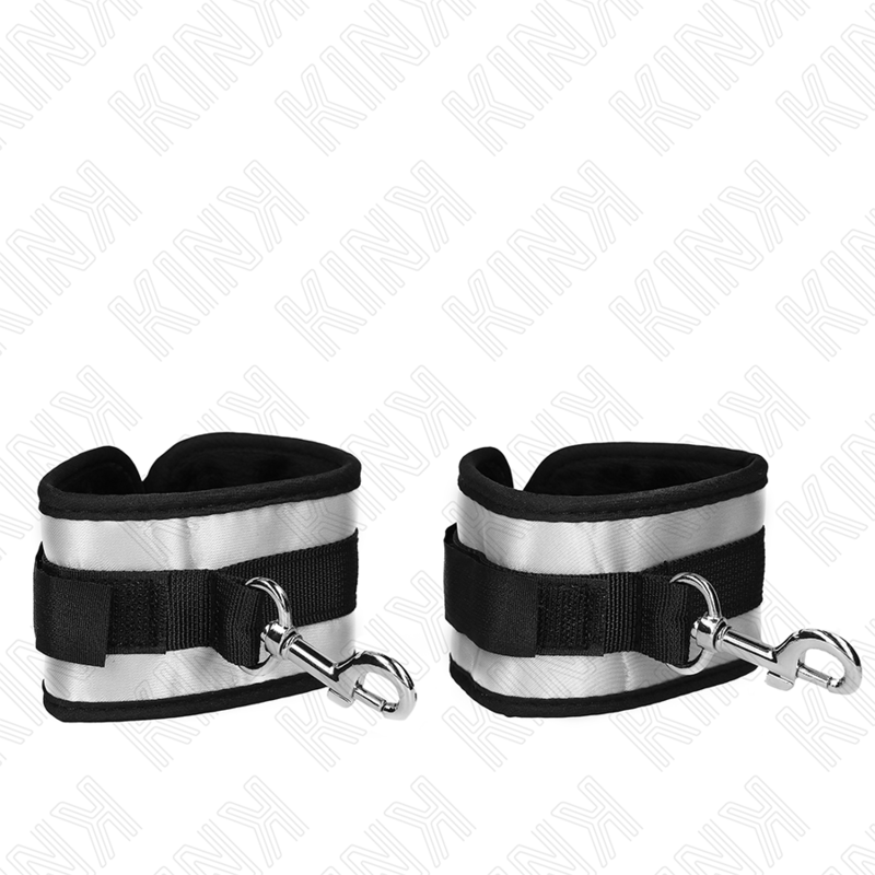 Kink - polsini in neoprene grigio 23 x 5 cm-3