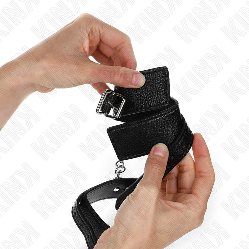 Kink - resistenza da polso con motivo serpente nero regolabile 20-28 cm x 5,4 cm-1