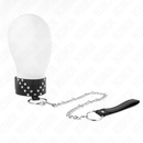 Kink - collana con cintura 65 cm con rivetto a v regolabile 36-43 cm x 5 cm-1