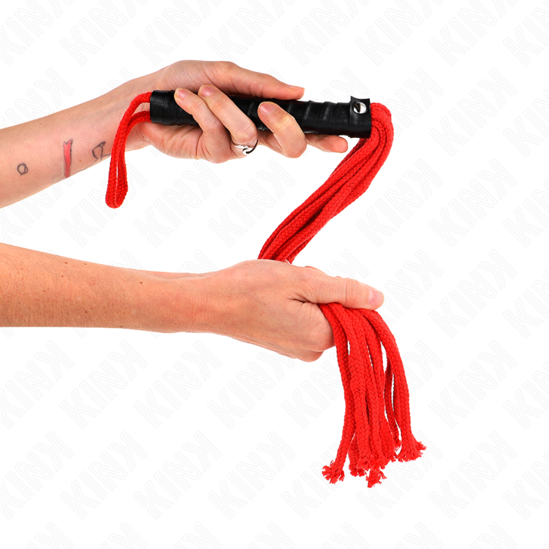 Kink - frusta in corda rojo 56 cm-3