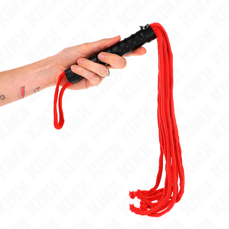 Kink - frusta in corda rojo 56 cm-2