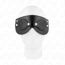 Kink - maschera in similpelle con copri occhi rimovibili 22 x 9 cm-1