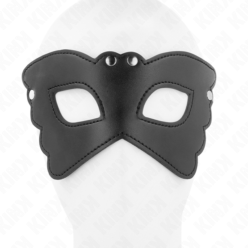 Kink - maschera in similpelle a forma di farfalla 20 x 9 cm-3