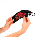 Kink - resistenza da polso scandalo dettagli in pizzo rosso-nero 24,5 cm x 6,5 cm-3