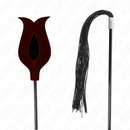 Kink - piume di pollo sollegato a forma di corno nero 36 cm-4