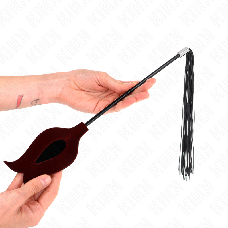 Kink - piume di pollo sollegato a forma di corno nero 36 cm-2