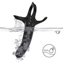 Armony - dildo con anello e vibratore nero-8