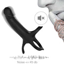 Armony - dildo con anello e vibratore nero-11