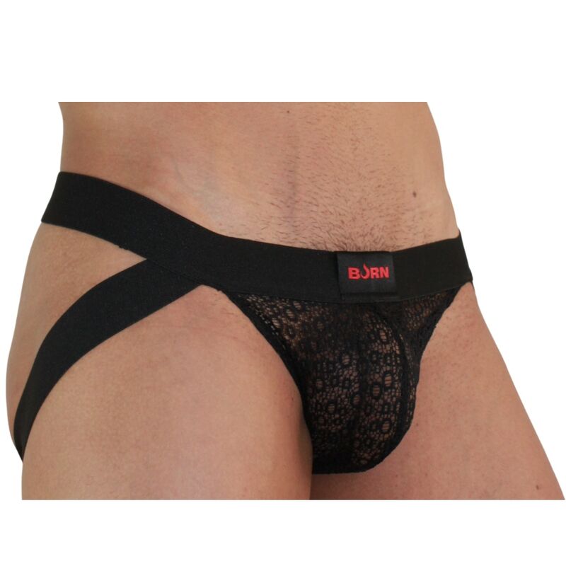 Burn - 005 jock lingerie nero s