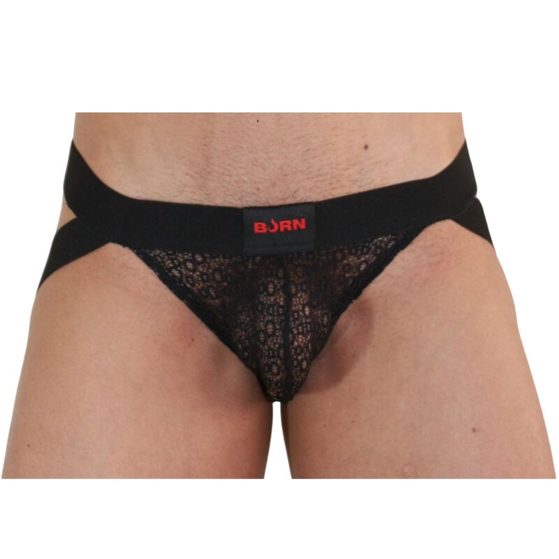 Burn - 005 jock lingerie nero s