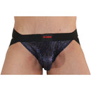 Burn - 006 jock blu lucido / nero s