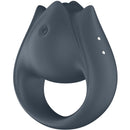 Satisfyer - perfect pair 2 multivibratore 2 in 1 anello per pene e stimolatore per dita grigio