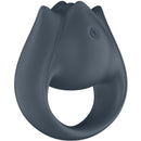 Satisfyer - perfect pair 2 multivibratore 2 in 1 anello per pene e stimolatore per dita grigio