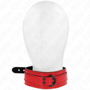 Kink - collana regolabile vino rosso 37,5-49,5 cm x 5 cm