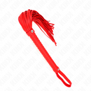 Kink - frusta con manico rosso strutturato 48,5 cm
