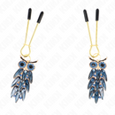 Kink - pinze per capezzoli con ciondolo gufo 6 cm