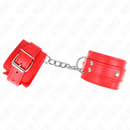 Kink - resistenza da polso con 3 anelli a d regolabile rosso 17,5-25 cm x 6 cm