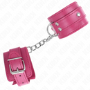 Kink - resistenza da polso con 3 anelli a d regolabile rosa 17.5-25 cm x 6 cm