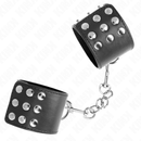 Kink - resistenza da polso con chiusura a scatto nera regolabile 19-24 cm x 5,5 cm