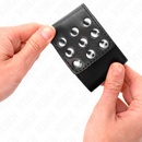 Kink - resistenza da polso con chiusura a scatto nera regolabile 19-24 cm x 5,5 cm