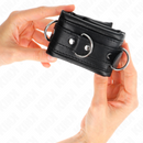 Kink - resistenza da polso pesante con fodera in pelliccia nera regolabile 20-30 cm x 6 cm