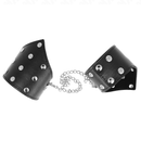 Kink - bracciali stile punto nero con catena regolabile 17-23 cm x 8,5 cm