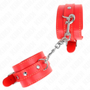 Kink - resistenza da polso sottile rosso regolabile 21-33 cm