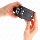 Kink - resistenza da polso nera con fodera rossa regolabile 20-28 cm x 5,5 cm