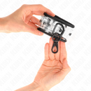 Kink - polsini da polso trasparenti regolabili 18-30 cm x 5,5 cm