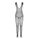 Passion - bs 103 bodystocking bianco taglia unica