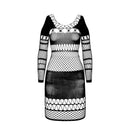 Passion - bs 105 bodystocking bianco taglia unica