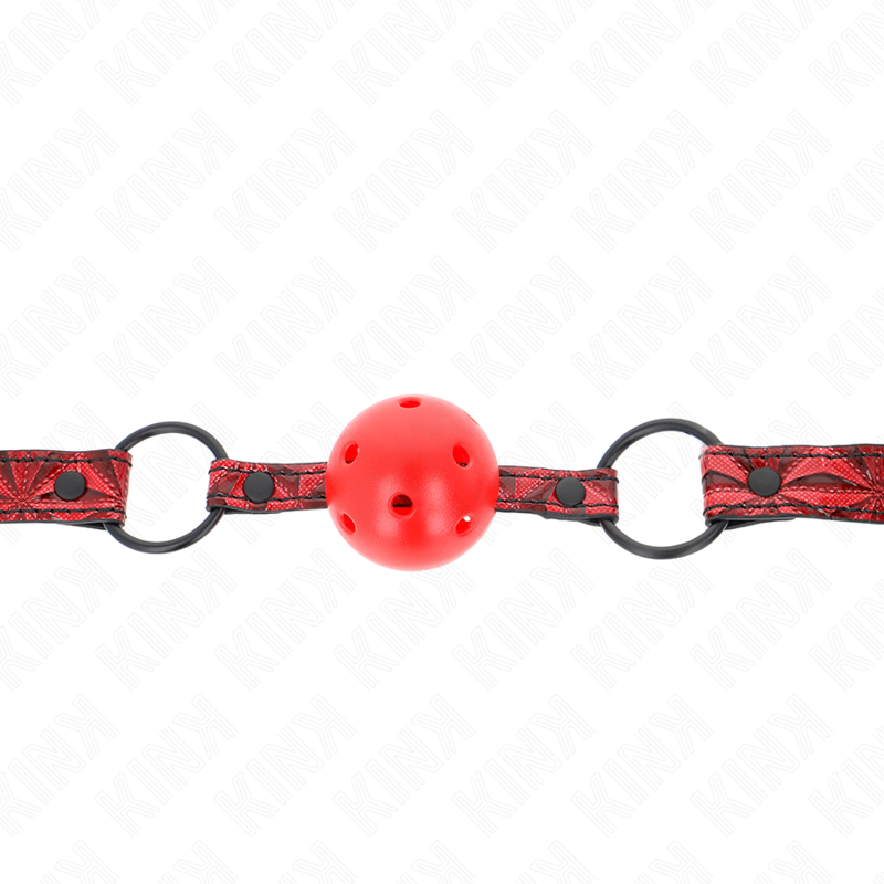 Kink - palla con motivo a diamanti 4.5 cm modello gag 1 64.5 cm regolabile 42-60 cm