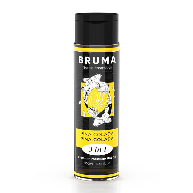 Bruma - olio da massaggio premium effetto calore sapore pina colada 3 in 1 - 100 ml