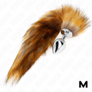 Kink - plug anale misura m 8 x 3,5 cm con coda sintetica 40 cm marrone