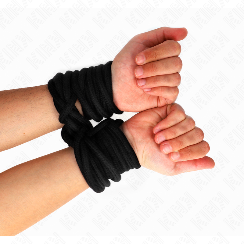 Kink - corda in cotone 10 metri nera