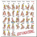 Diablo picante - imán claendario kamasutra