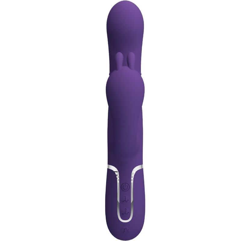 Pretty love - cammy vibratore triplo multifunzione 4 in 1 viola