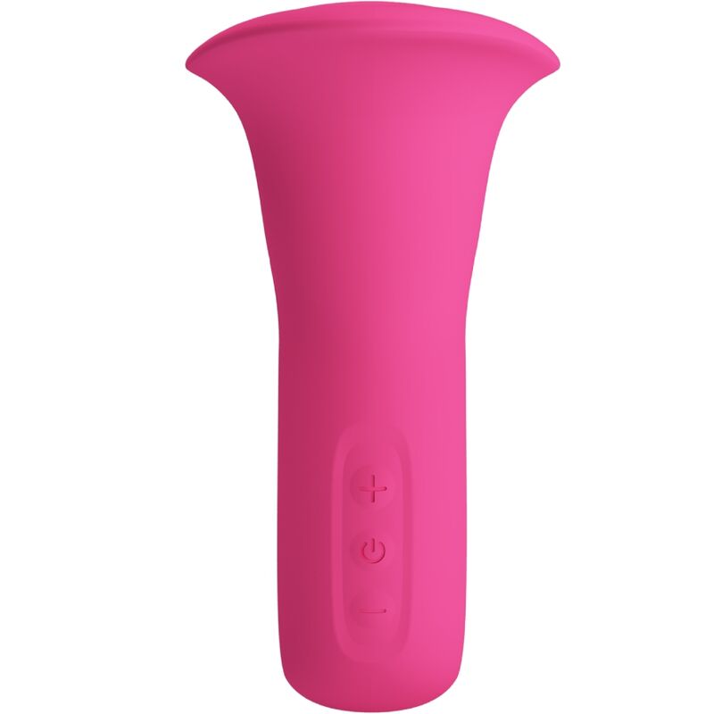 Pretty love - clyde vibratore orale lingua vibrante 12 vibrazioni rosa