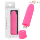 Intense - symone usb ricaricabile vibrante bullet 8 vibrazioni rosa 10 x 2,2 cm