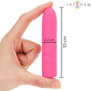 Intense - symone usb ricaricabile vibrante bullet 8 vibrazioni rosa 10 x 2,2 cm