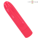 Intense - symone proiettile vibrante ricaricabile usb 8 vibrazioni rosso 10 x 2,2 cm