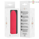 Intense - symone proiettile vibrante ricaricabile usb 8 vibrazioni rosso 10 x 2,2 cm