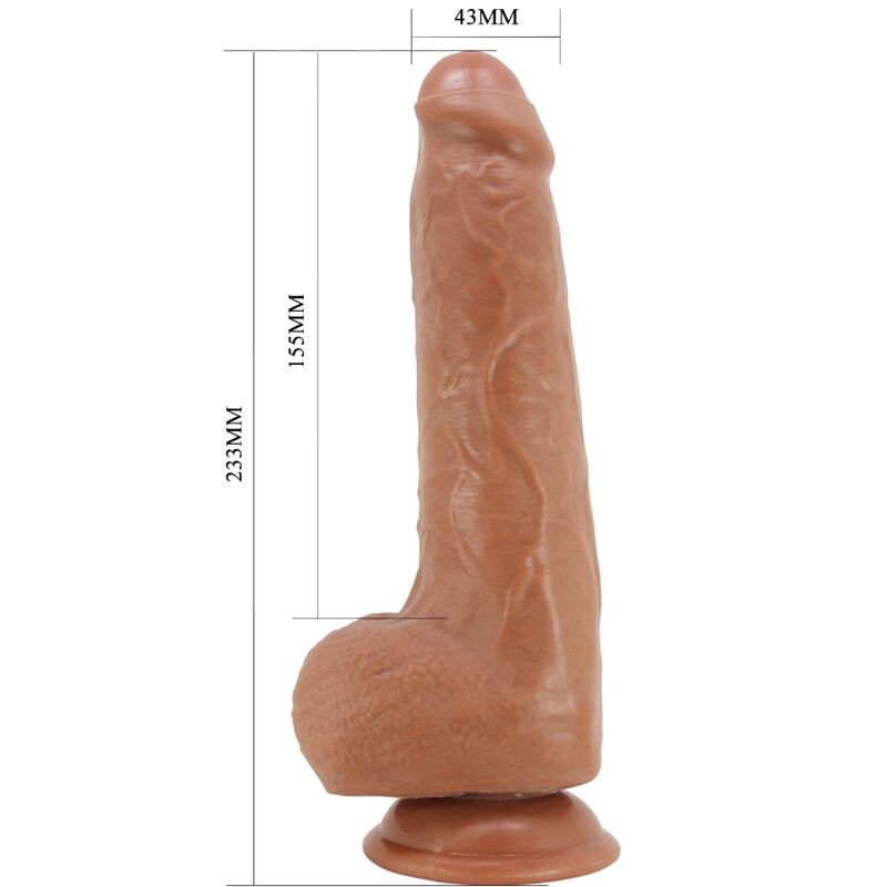 Pretty love - draco dildo realistico 23 cm modello 2 flesh