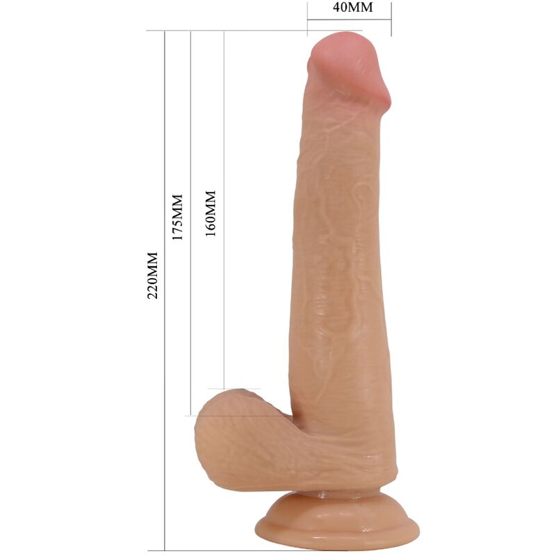 Pretty love - dildo realistico alto 22 cm carne