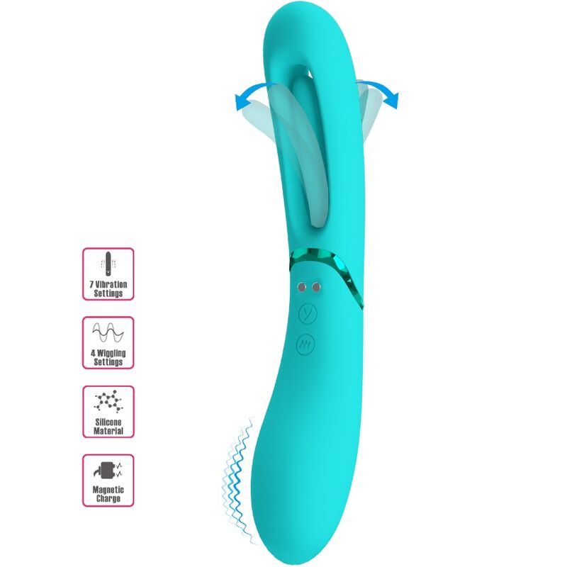 Romance - vibratore lexie g-spot 7 vibrazioni blu